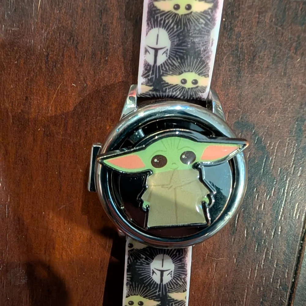 Star Wars Mandalorian Baby Yoda Watch Digital Stainless Steel